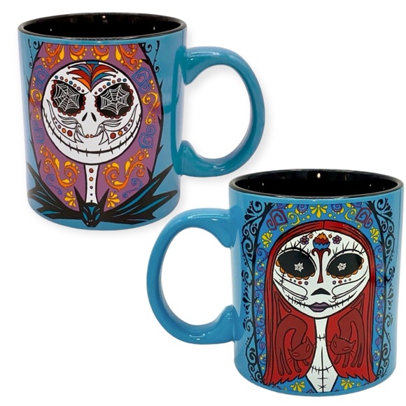 Nightmare Before Christmas Dia de los Muertos 20oz Mug - NWOT - Picture 1 of 9